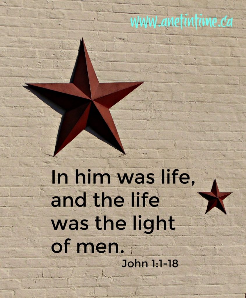 John 1:1-18   The Word made flesh, the word is light
