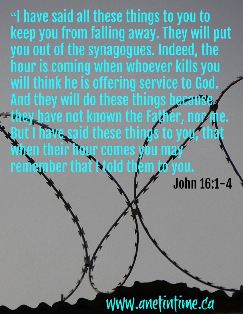 John 16:1-4