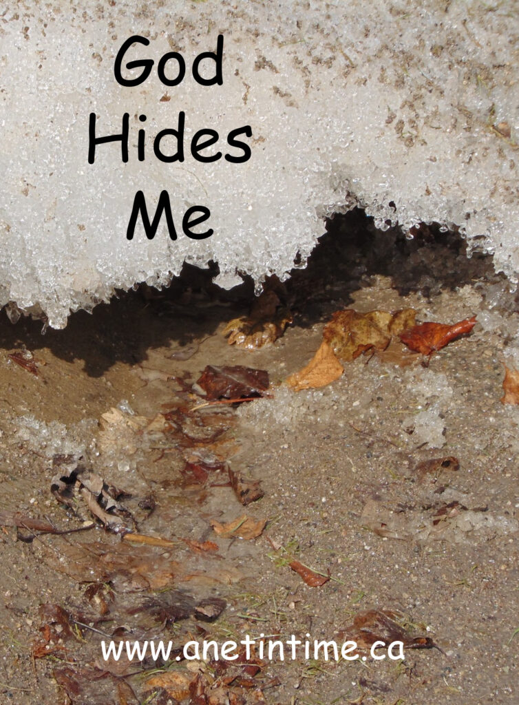 God hides Me