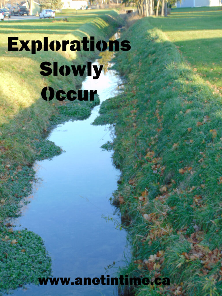 explorations slowly occur