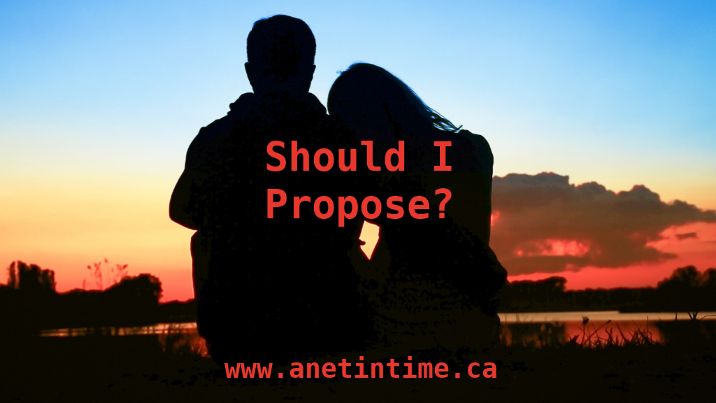 should I propose?