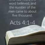 Acts 4:1-4 Acts 4:1-4