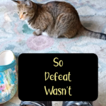 so defeat wasn't