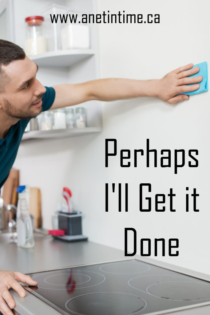Perhaps I'll get it done